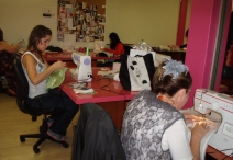 Stunning corsets in progress...