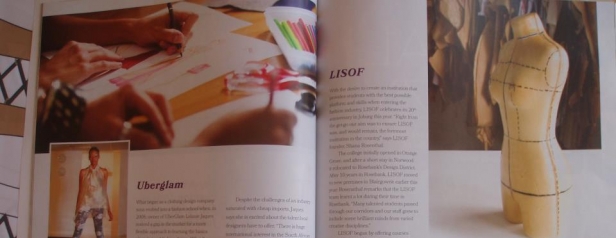 Full page feature in Sandton Magazine